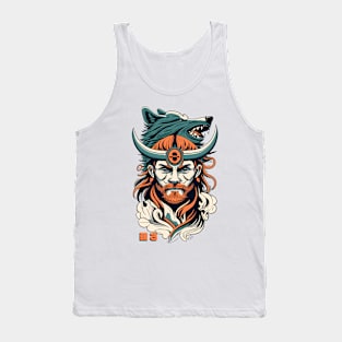 Viking with a wolf Tank Top